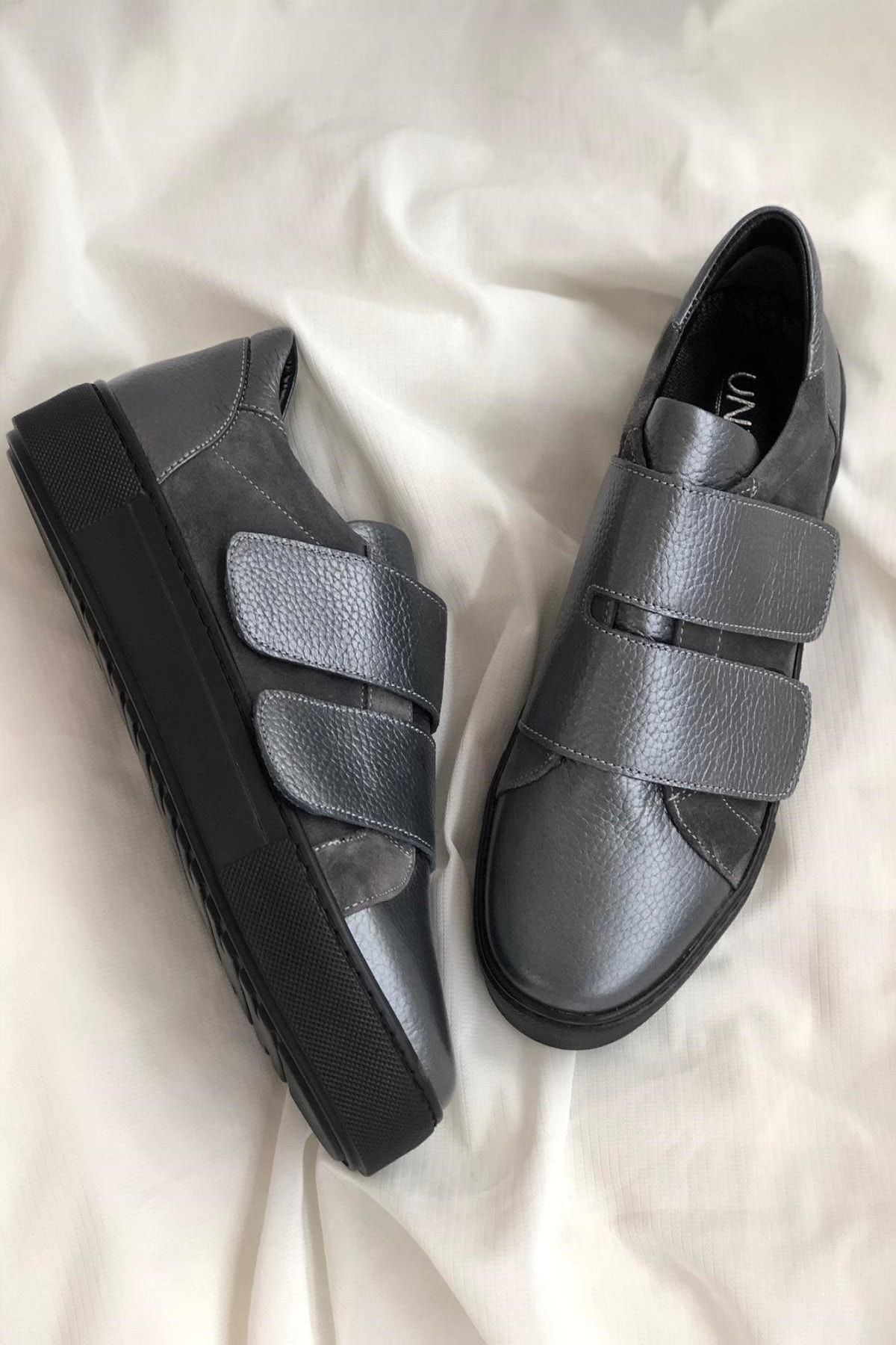 Kimiya71%20Gri%20Kadın%20Sneakers