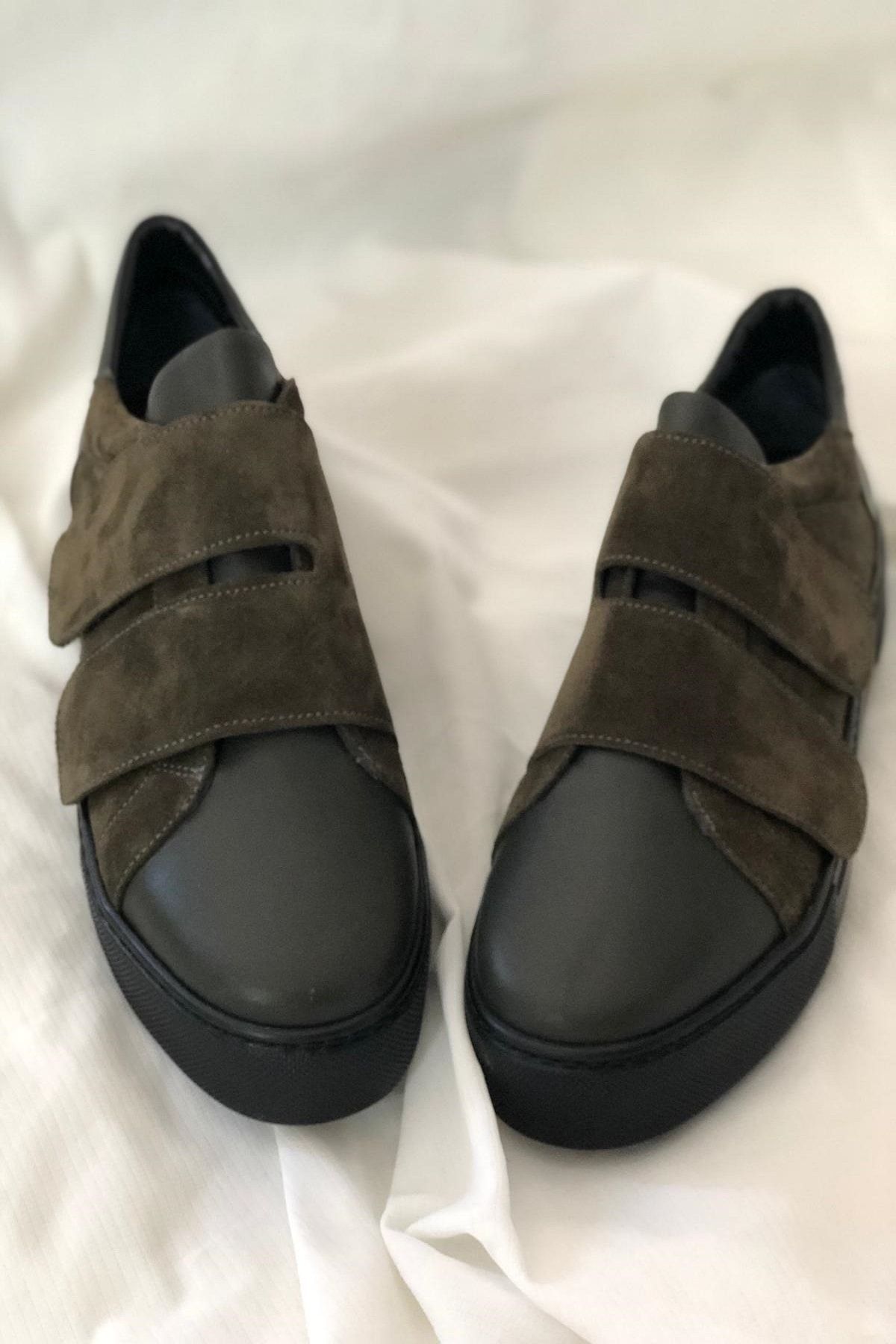 Kimiya71%20Haki%20Kadın%20Sneakers