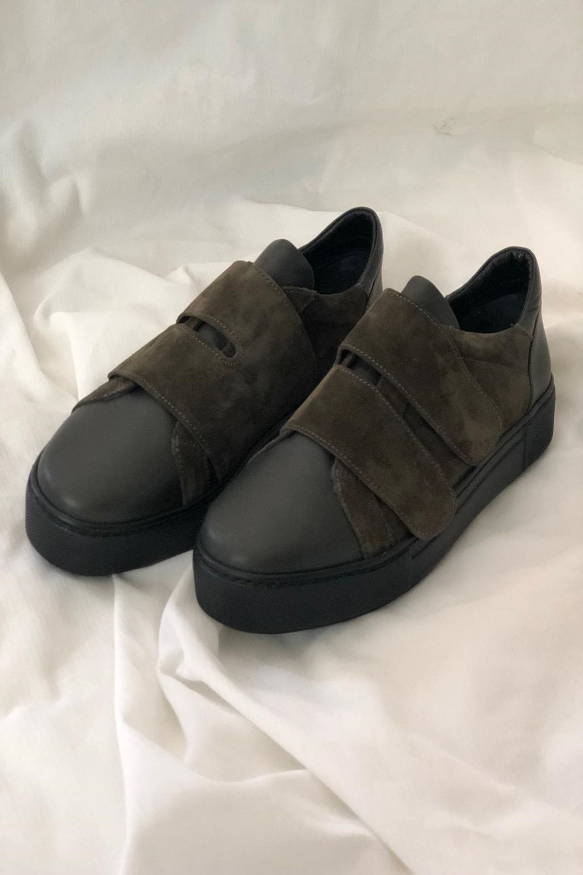 Kimiya71%20Haki%20Kadın%20Sneakers